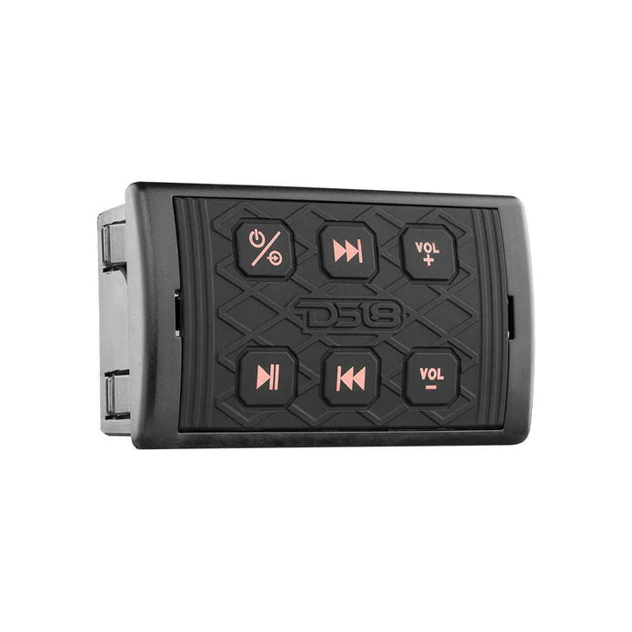 DS18 HYDRO BTRC-SQ UNIVERSAL MARINE BLUETOOTH AUDIO RECEIVER WITH CONTROLLER
