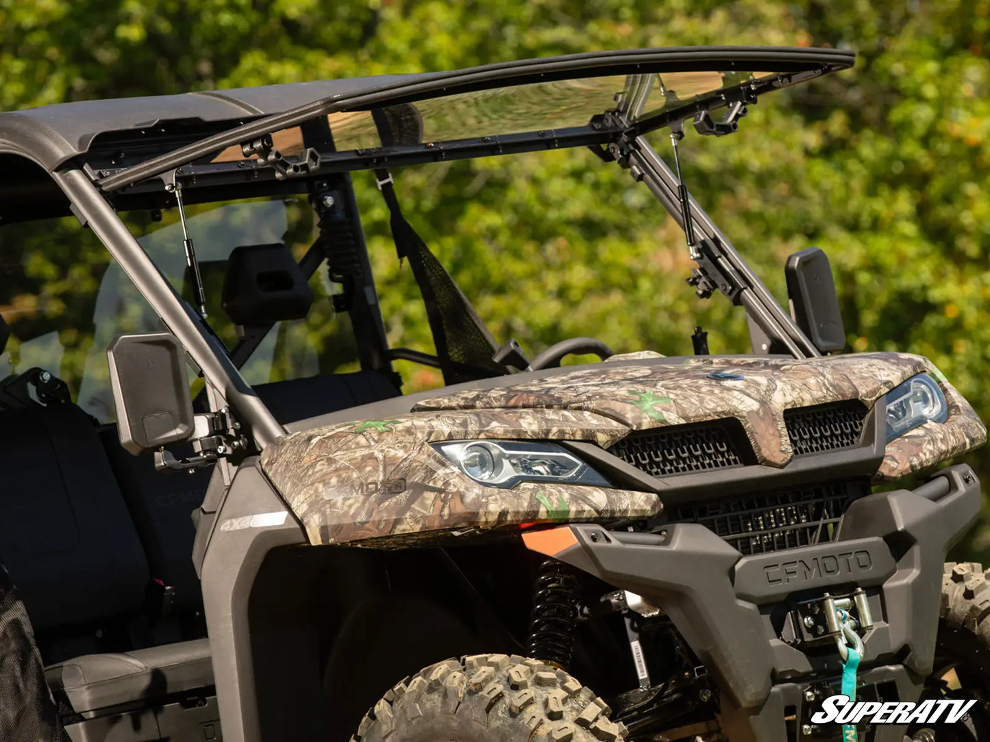CFMOTO UFORCE 1000 SCRATCH RESISTANT FLIP WINDSHIELD