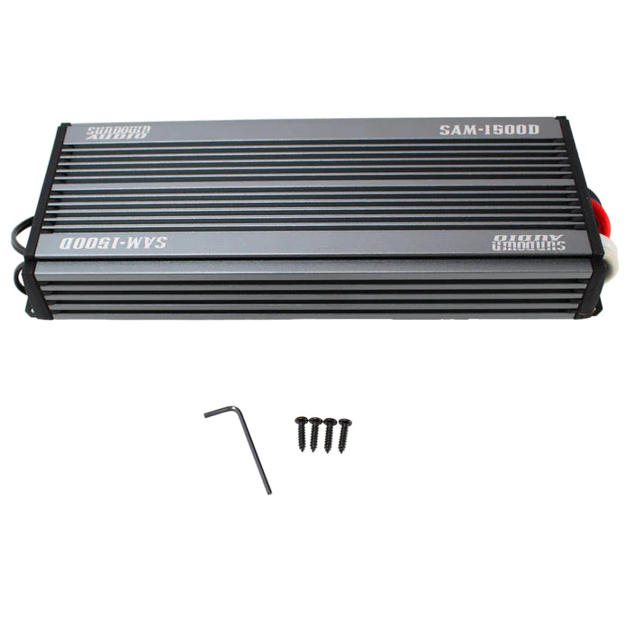 SUNDOWN AUDIO 1500W 1CH CLASS D MICRO MARINE & POWERSPORTS AMPLIFIER SAM-1500D