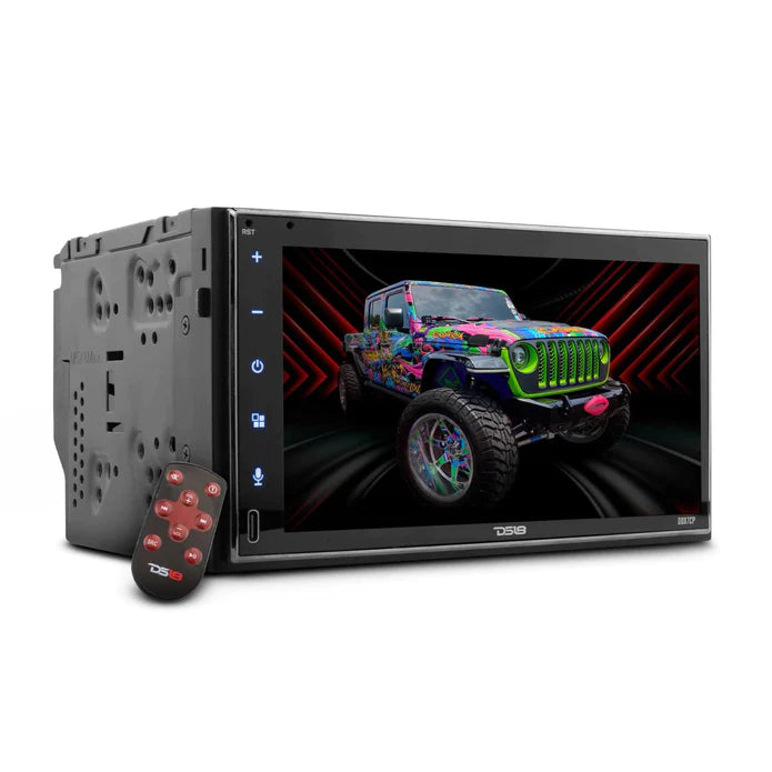 DS18 CAR STEREO HEAD UNIT 7" TOUCHSCREEN MECH-LESS DOUBLE-DIN BLUETOOTH DDX7CP