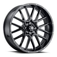 20x6.5 4/137 4+2.5 ITP Momentum Gloss Blk/Mach