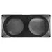 DUAL 10" JEEP SUBWOOFER ENCLOSURE BOX SHALLOW UNLOADED JK, JKU, JL DS18 RGB