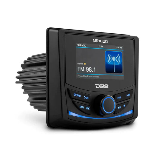 DS18 3" IPS DISPLAY MARINE BLUETOOTH RADIO 2 BAND EQ USB/AUX/AM/FM/BT MRX150