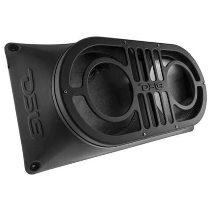 DUAL 10" JEEP SUBWOOFER ENCLOSURE BOX SHALLOW UNLOADED JK, JKU, JL DS18 RGB