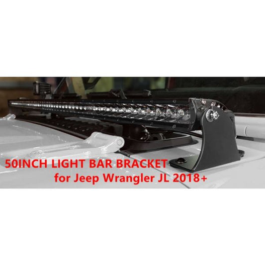 2018 JEEP JL Complete 52in Light bar Kit - (1) 52in LoPro Series® Light bar with brackets and wire switch harness