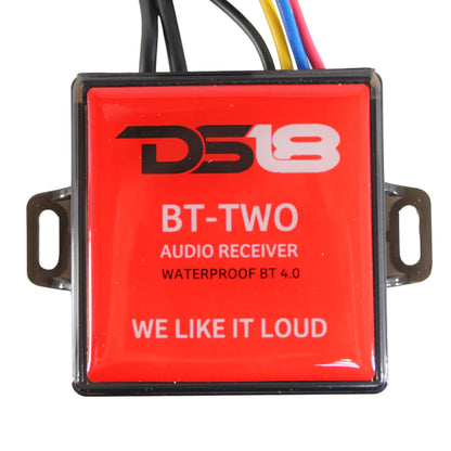 DS18 BLUETOOTH A2DP AUDIO RECEIVER CONVERTER MARINE CAR BOAT BIKE BT-TWO