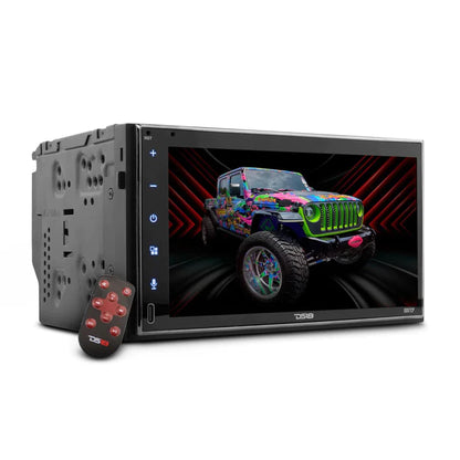 DS18 CAR STEREO HEAD UNIT 7" TOUCHSCREEN MECH-LESS DOUBLE-DIN BLUETOOTH DDX7CP
